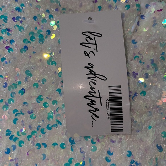 12th Tribe Anastasia Mini Sequin and Feather Dress - Picture 5 of 6